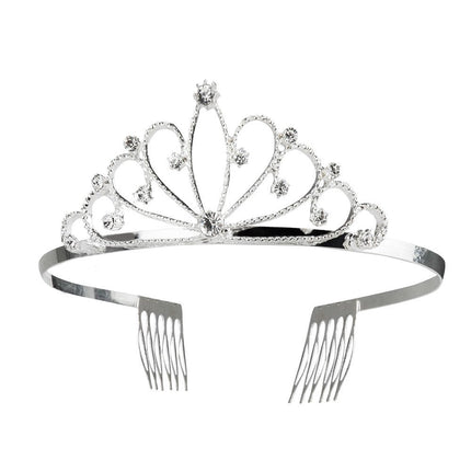 Tiara Koningin Zilver van Boland koop je bij Partywinkel