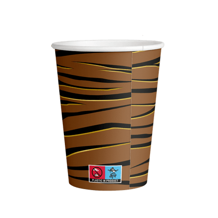 Tijger Bekers 250ml 8st van Paper Dreams koop je bij Partywinkel