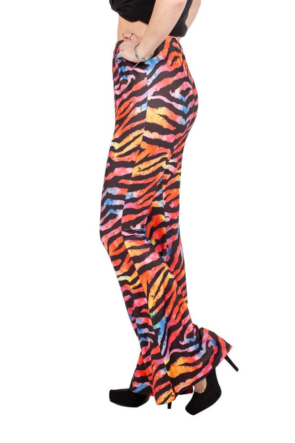 Tijger Broek Gekleurd Dames van Wilbers & Wilbers koop je bij Partywinkel