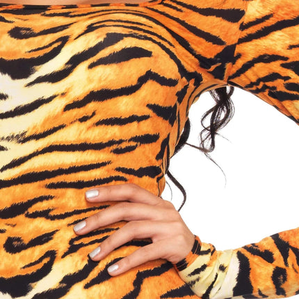 Tijger Catsuit Dames Leg Avenue van Leg Avenue koop je bij Partywinkel