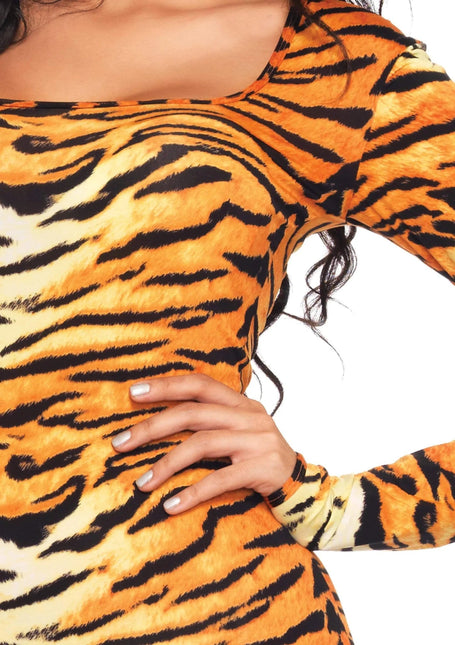 Tijger Catsuit Dames Leg Avenue van Leg Avenue koop je bij Partywinkel
