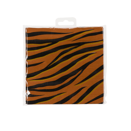 Tijger Servetten 33cm 16st van Paper Dreams koop je bij Partywinkel