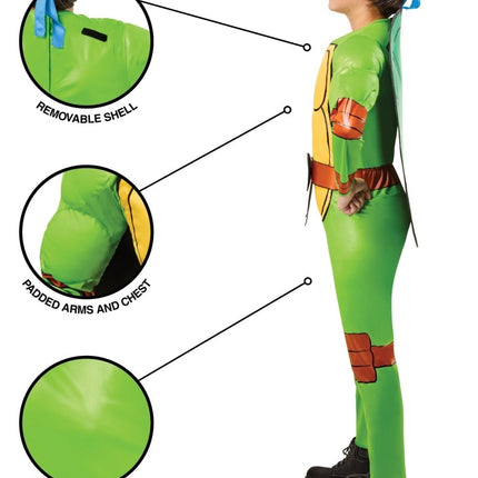 TMNT 4 - in - 1 kostuum – Tiener Mutant Ninja Turtles van Rubies koop je bij Partywinkel
