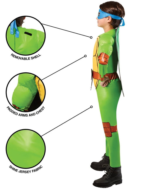 TMNT 4 - in - 1 kostuum – Tiener Mutant Ninja Turtles van Rubies koop je bij Partywinkel