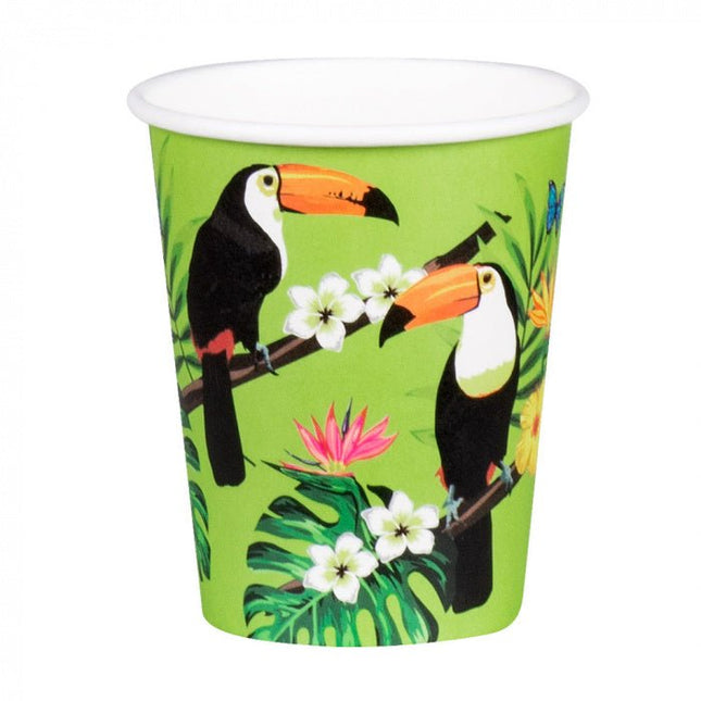 Toekan Bekertjes 250ml 6st van Boland koop je bij Partywinkel