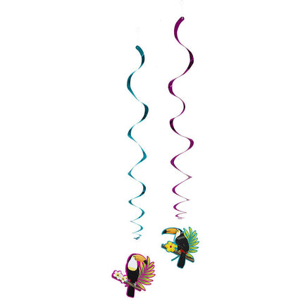 Toekan Hangdecoratie 85cm 2st van Boland koop je bij Partywinkel