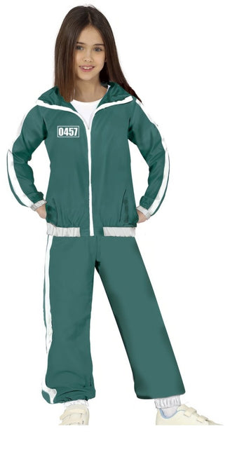 Trainingspak Cijfers Jongens Groen van Fiestas Guirca koop je bij Partywinkel