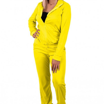 Trainingspak Dames Neon Geel van PartyXplosion koop je bij Partywinkel