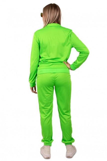 Trainingspak Dames Neon Groen van PartyXplosion koop je bij Partywinkel