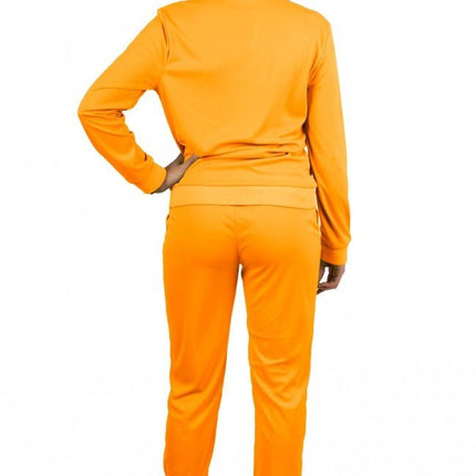 Trainingspak Dames Neon Oranje van PartyXplosion koop je bij Partywinkel