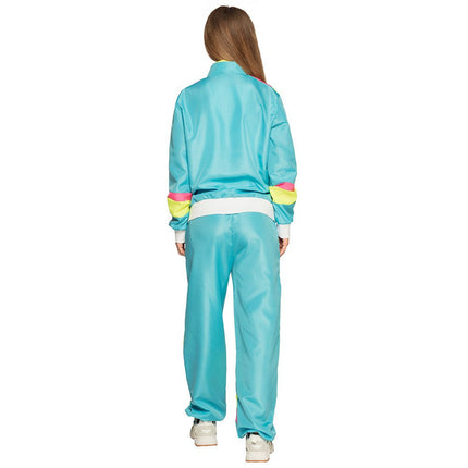 Trainingspak Fout Dames Blauw van Boland koop je bij Partywinkel