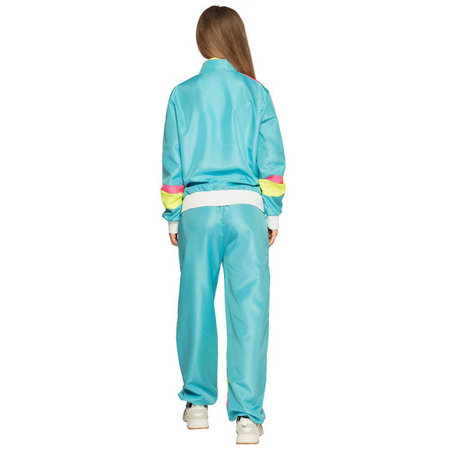 Trainingspak Fout Dames Blauw van Boland koop je bij Partywinkel