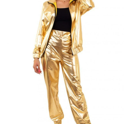 Trainingspak Goud Dames van PartyXplosion koop je bij Partywinkel