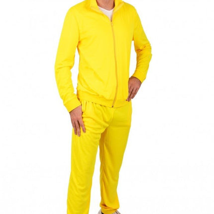 Trainingspak Heren Neon Geel van PartyXplosion koop je bij Partywinkel