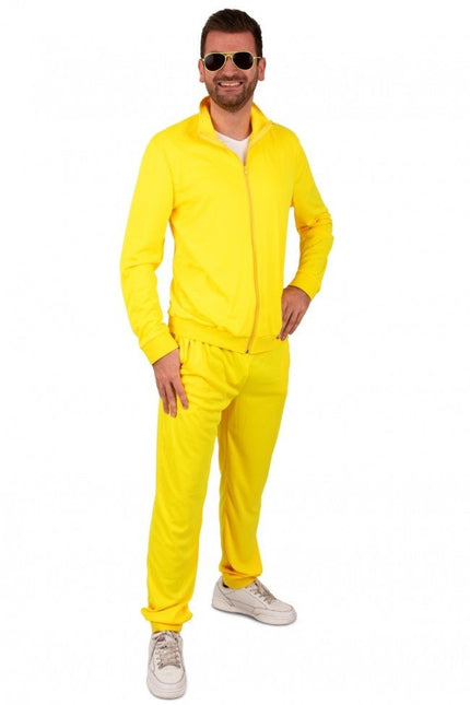 Trainingspak Heren Neon Geel van PartyXplosion koop je bij Partywinkel