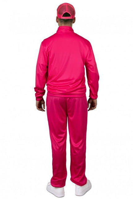 Trainingspak Heren Neon Pink van PartyXplosion koop je bij Partywinkel