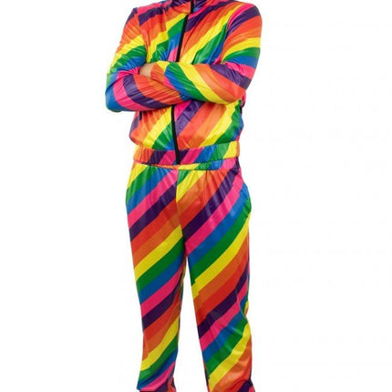 Trainingspak Regenboog Heren van PartyXplosion koop je bij Partywinkel