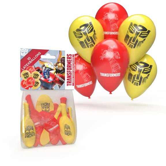 Transformers Ballonnen 25cm 10st van VDV Benefit koop je bij Partywinkel