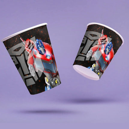 Transformers Cups, 250 ml, Set of 8