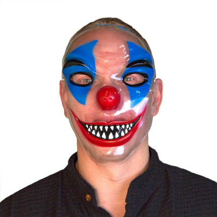 Transparant Clown Horror Masker van Folat koop je bij Partywinkel