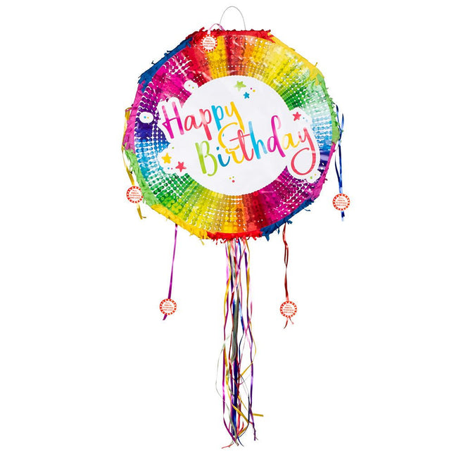 Trek Pinata Happy Birthday 44cm van Boland koop je bij Partywinkel