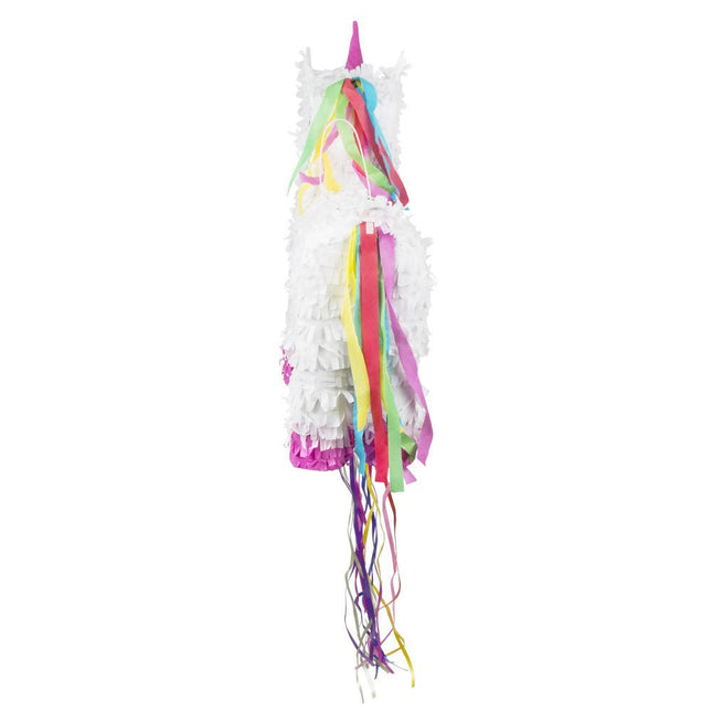 Trek Pinata Unicorn Wit 47cm van Boland koop je bij Partywinkel