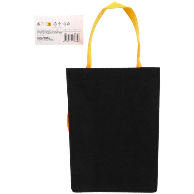 Trick or Treat Tas Vilt Pompoen Halloween BoOo! 27cm van Folat koop je bij Partywinkel