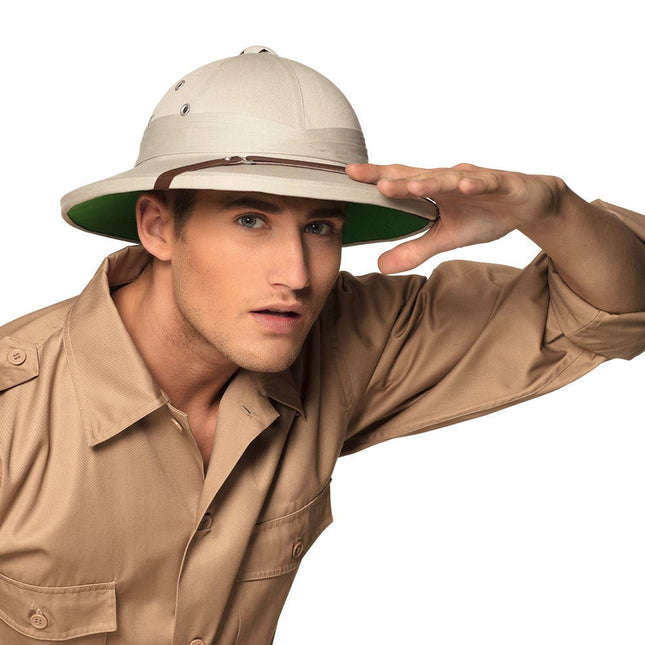 Tropenhelm Katoen van Boland koop je bij Partywinkel