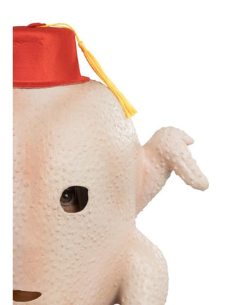 Turkey Head Mask with Fez, 37 cm