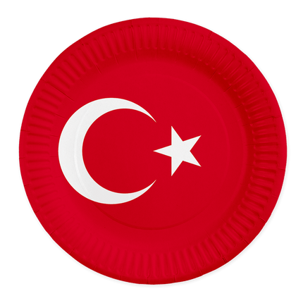 Turkije Borden 23cm 8st van WeFiesta koop je bij Partywinkel