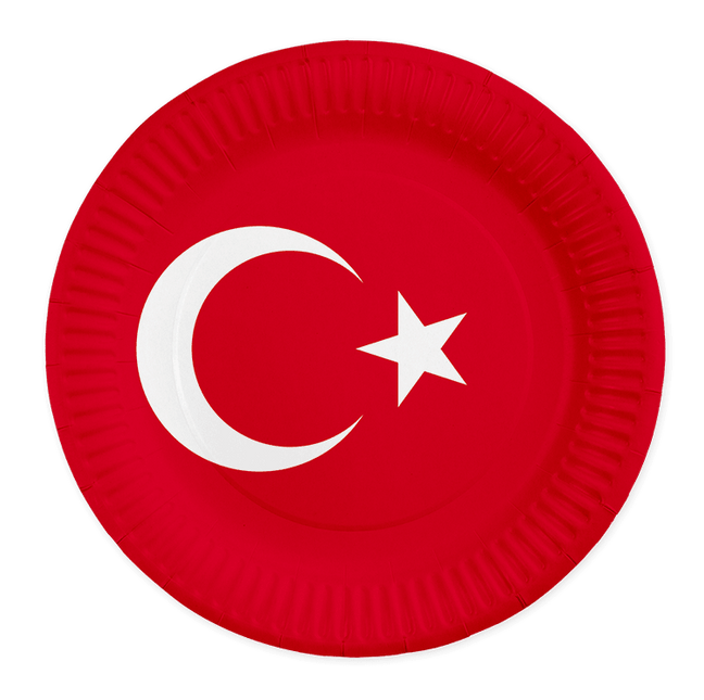 Turkije Borden 23cm 8st van WeFiesta koop je bij Partywinkel
