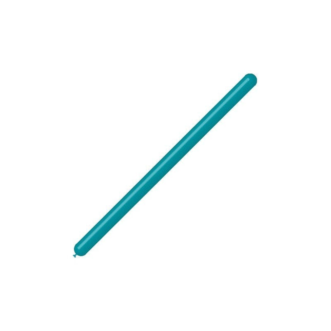 Turquoise Modelleerballonnen 5cm 150cm 50st van Balloonia koop je bij Partywinkel
