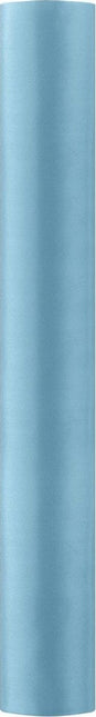 Turquoise Tafelloper 36cm 9m van Partydeco koop je bij Partywinkel
