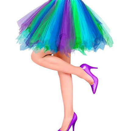 Tutu Blauw/Lichtblauw/Groen van Widmann koop je bij Partywinkel