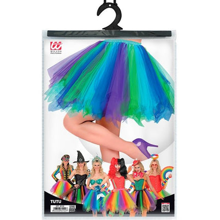 Tutu Blauw/Lichtblauw/Groen van Widmann koop je bij Partywinkel