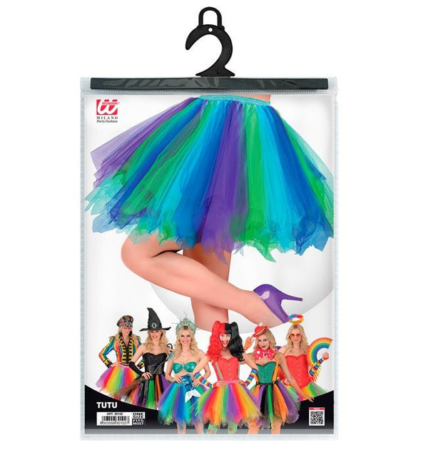 Tutu Blauw/Lichtblauw/Groen van Widmann koop je bij Partywinkel