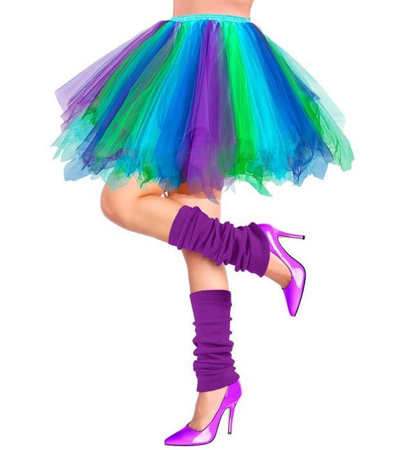 Tutu Blauw/Lichtblauw/Groen van Widmann koop je bij Partywinkel