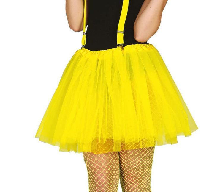 Tutu Neon Geel 40cm van Fiestas Guirca koop je bij Partywinkel
