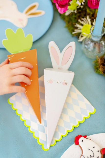 Uitdeelbox Konijn 26cm 6st van Partydeco koop je bij Partywinkel