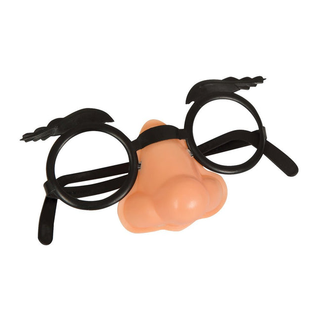 Uitdeelcadeautjes Brillen Neus 10,2cm 4st van Unique koop je bij Partywinkel