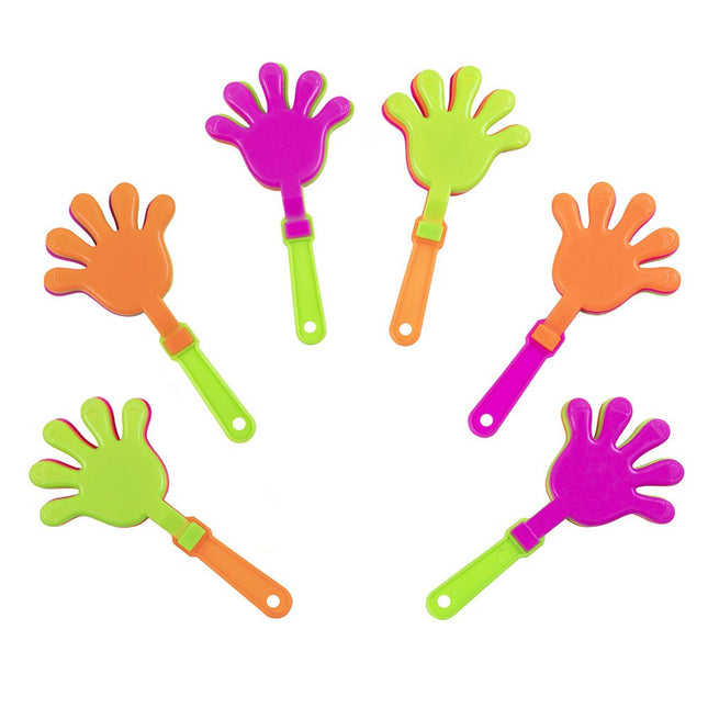 Uitdeelcadeautjes Handklappers 9,5cm 6st van Boland koop je bij Partywinkel