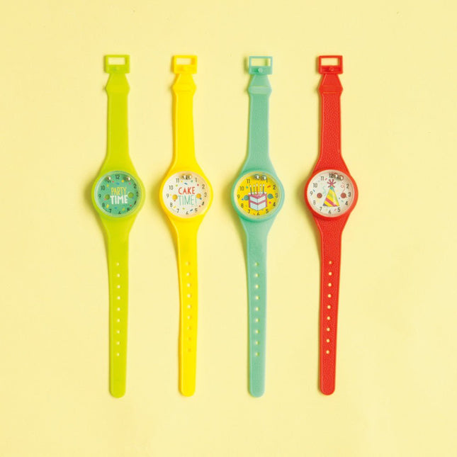 Uitdeelcadeautjes Horloge Puzzels 17,8cm 4st van Unique koop je bij Partywinkel