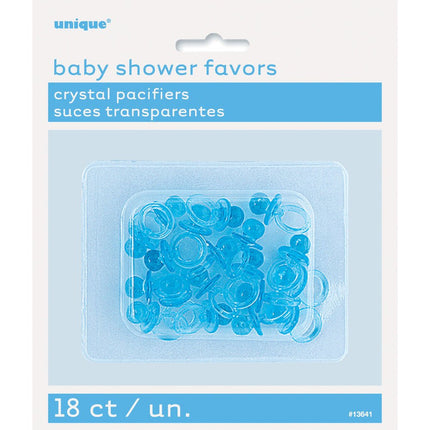 Uitdeelcadeautjes Kleine Speentjes Blauw 18st van Unique koop je bij Partywinkel