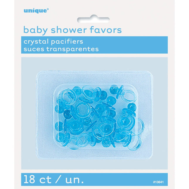Uitdeelcadeautjes Kleine Speentjes Blauw 18st van Unique koop je bij Partywinkel