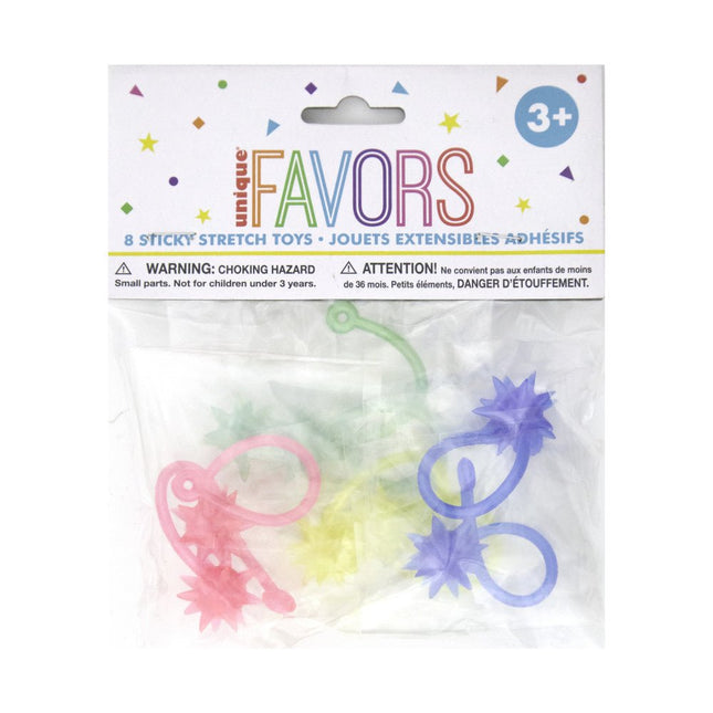 Uitdeelcadeautjes Plakhandjes Stekels 4cm 8st van Unique koop je bij Partywinkel