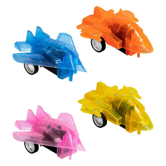 Uitdeelcadeautjes Straaljagers 5cm 4st van Boland koop je bij Partywinkel