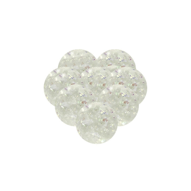Uitdeelcadeautjes Stuiterballen Doorzichtig 3cm 8st van Unique koop je bij Partywinkel