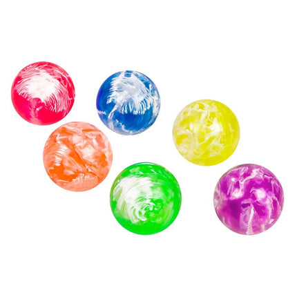 Uitdeelcadeautjes Stuiterballen Marmer 3cm 6st van Boland koop je bij Partywinkel