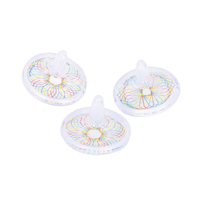 Uitdeelcadeautjes Tollen Glow In The Dark 3cm 8st van Unique koop je bij Partywinkel