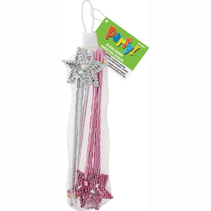 Uitdeelcadeautjes Toverstaffen 18cm 8st van Unique koop je bij Partywinkel